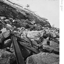 （图）The wreckage of Fort Sumter
