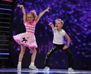 the energetic young contestants 