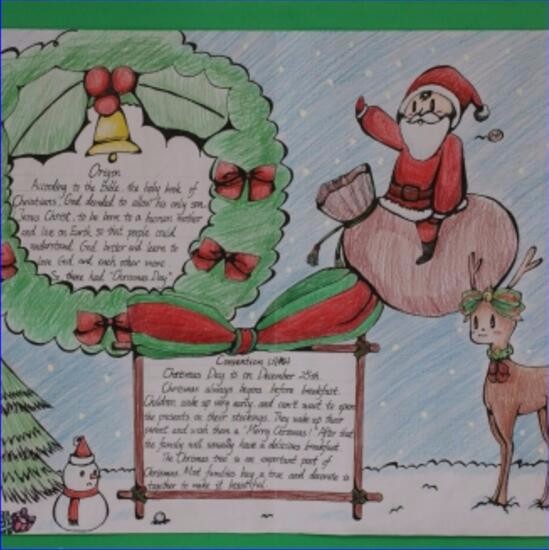 Western Festivals英语专题手抄报