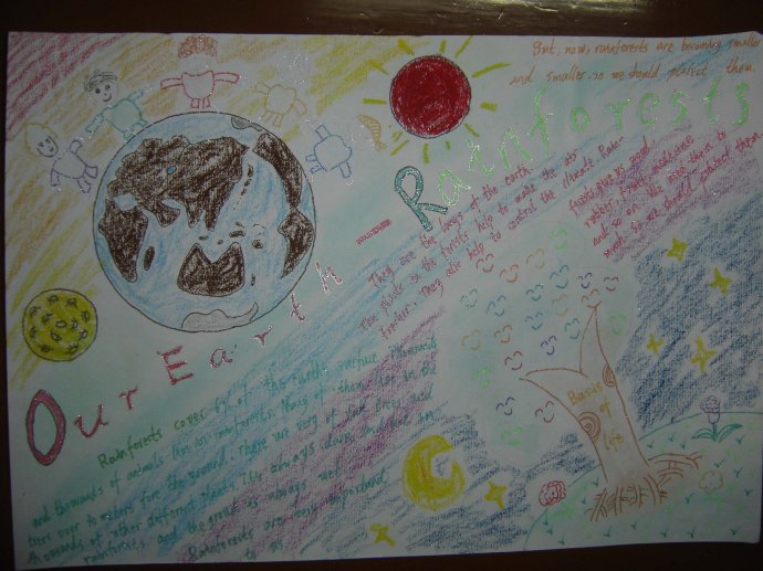 制作英语手抄报