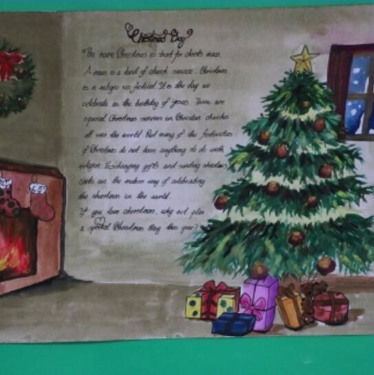 Western Festivals英语专题手抄报