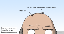 趣味图片英语笑话： fly 苍蝇（双语）