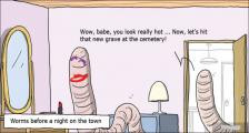 趣味图片英语笑话：Worms 蠕虫（双语）