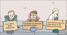 趣味图片英语笑话：iPhone 6+（双语）