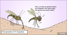 趣味图片英语笑话： IT mosquitoes IT蚊子（双语）