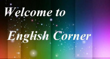 英语角海报_English Corner Poster - Welcome to English Corner