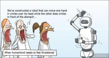 趣味图片英语笑话：robot 机器人（双语）