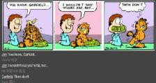 肥胖的加菲猫-看漫画学英语之加菲猫[2]--双语幽默漫画