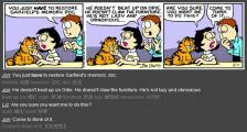 恢复加菲猫的记忆-看漫画学英语之加菲猫[2]--双语幽默漫画