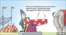趣味图片英语笑话：Game of Thrones 权力游戏（双语）