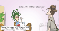趣味图片英语笑话：snakes 蛇（双语）