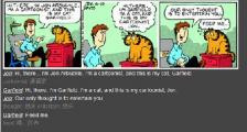 漫画家乔恩-看漫画学英语之加菲猫[4]--双语幽默漫画