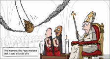 趣味图片英语笑话：the Pope 教皇（双语）