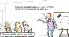 趣味图片英语笑话：coaching session 辅导课（双语）
