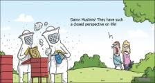 趣味图片英语笑话: Muslims 穆斯林（双语）