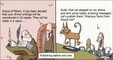 趣味图片英语笑话：Stupid Cat 笨猫（双语）