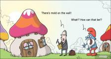 趣味图片英语笑话：mold 霉菌（双语）