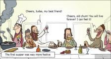 趣味图片英语笑话：Judas 犹大（双语）