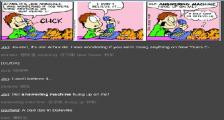 乔恩与乔安的对话-看漫画学英语之加菲猫[4]--双语幽默漫画