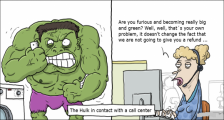 趣味图片英语笑话：The Hulk 绿巨人（双语）