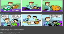 莱曼给乔恩的建议-看漫画学英语之加菲猫[2]--双语幽默漫画
