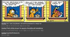 馅饼的诱惑-看漫画学英语之加菲猫[2]--双语幽默漫画