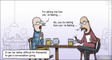 趣味图片英语笑话：therapists 治疗师（双语）