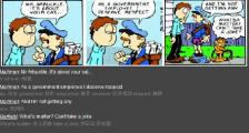邮递员诉苦-看漫画学英语之加菲猫[5]--双语幽默漫画