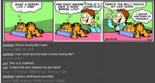 无聊的生活-看漫画学英语之加菲猫[5]--双语幽默漫画