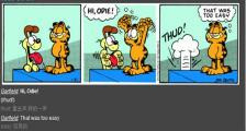看漫画学英语之加菲猫[5]--双语幽默漫画