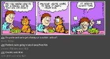 乔恩的妙计-看漫画学英语之加菲猫[2]--双语幽默漫画