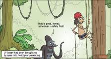 趣味图片英语笑话：Tarzan泰山（双语）