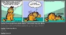 加菲猫爱打盹-看漫画学英语之加菲猫[2]--双语幽默漫画