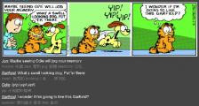 欧迪能否唤醒加菲猫的记忆-看漫画学英语之加菲猫[2]--双语幽默漫画